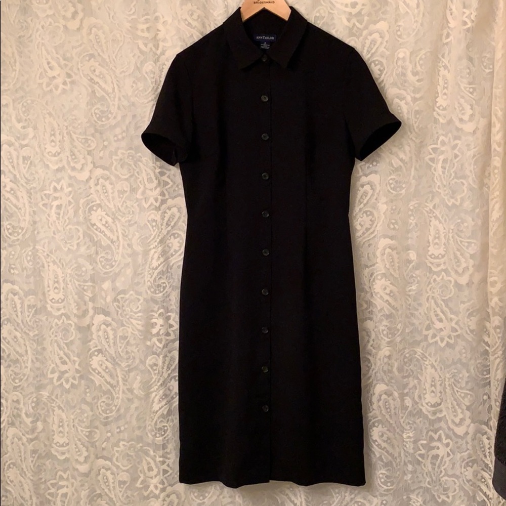 Vintage Ann Taylor Button Down Dress
